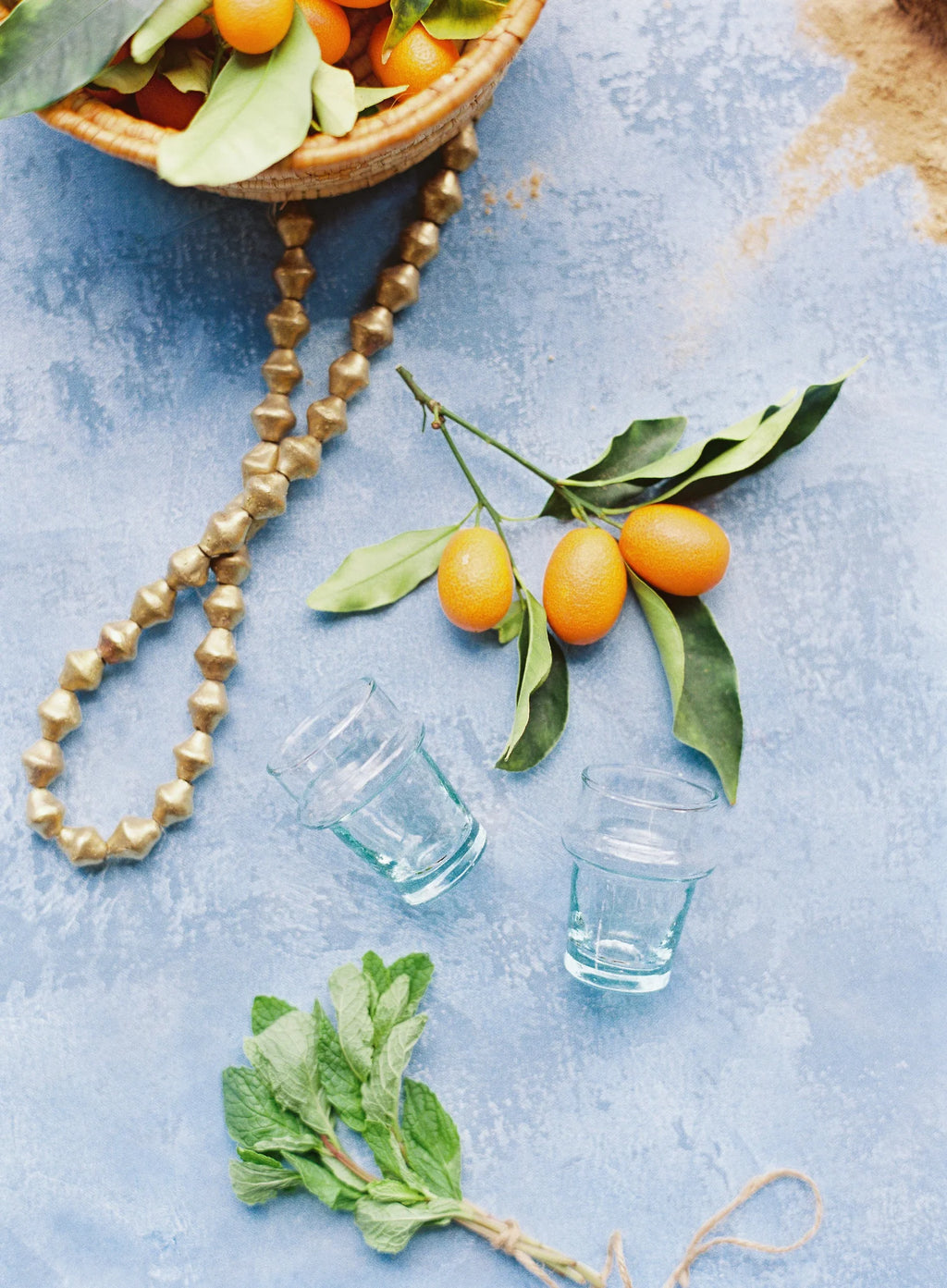 CHEFCHAOUEN | Hand Painted Flat Lay
