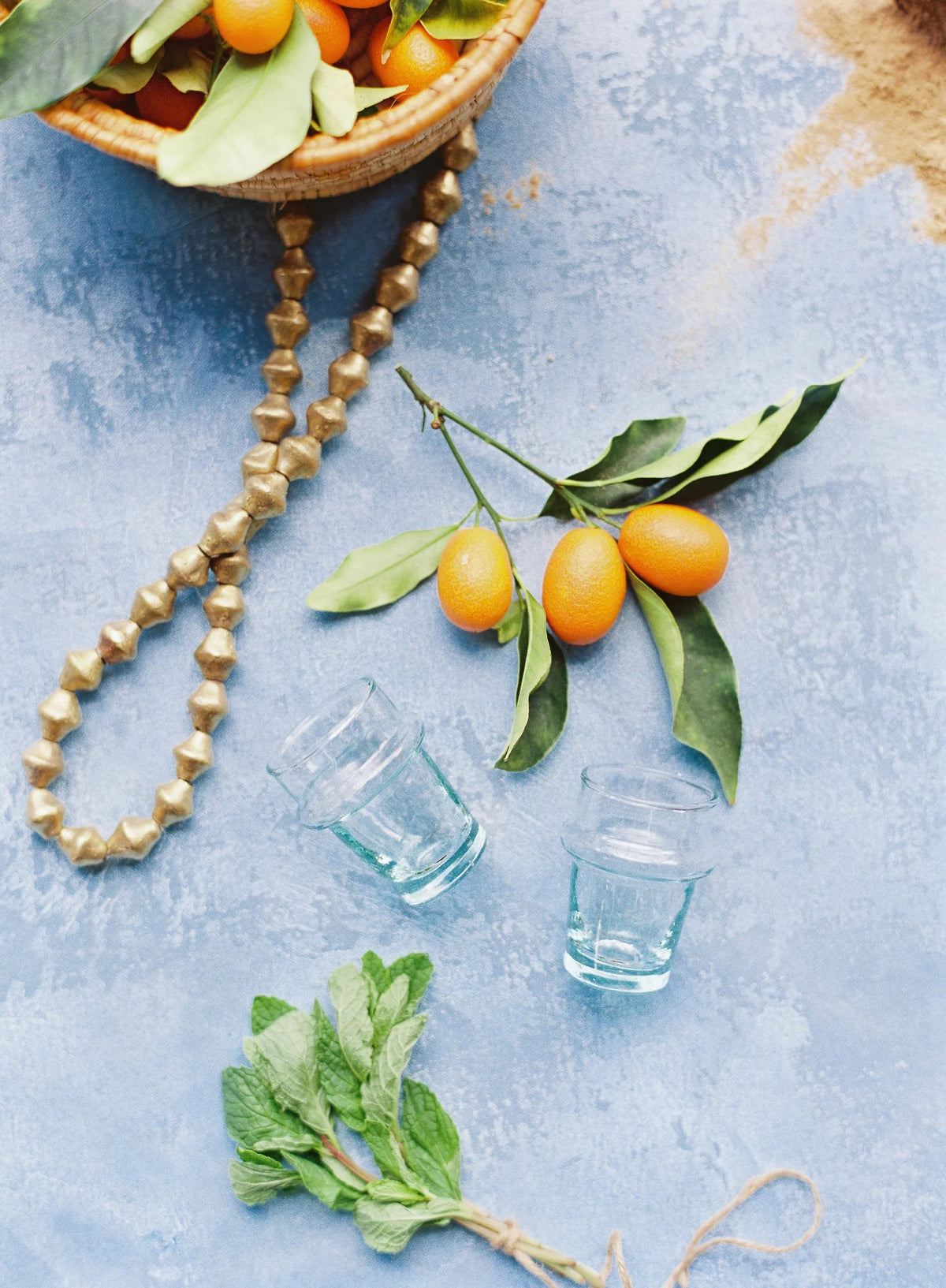 CHEFCHAOUEN | Hand Painted Flat Lay