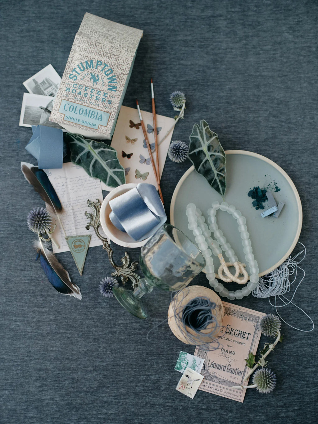 ECHEVERIA | Textured Velvet Flat Lay