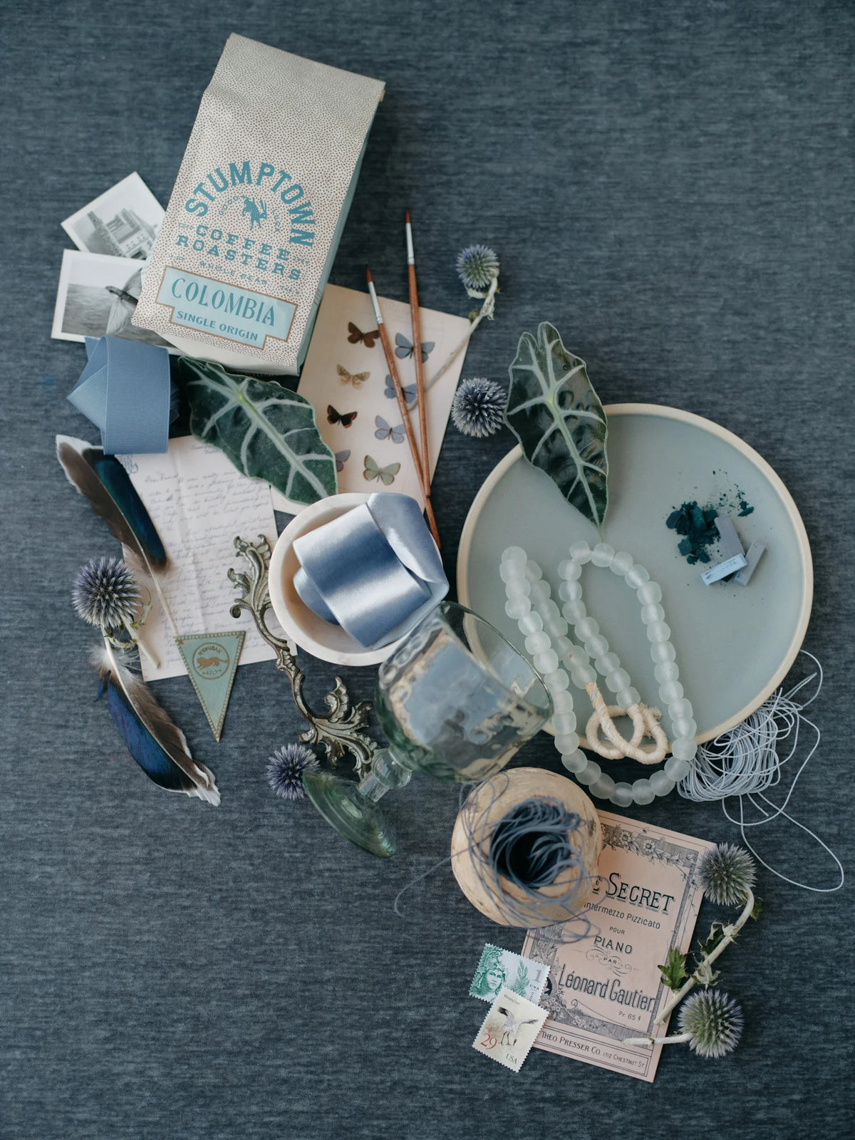 ECHEVERIA | Textured Velvet Flat Lay