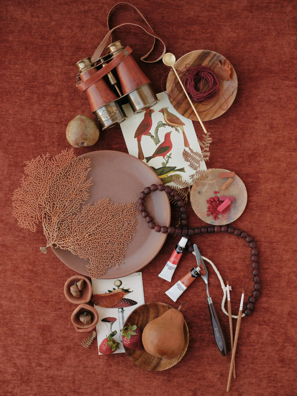 MANZANITA | Textured Velvet Flat Lay