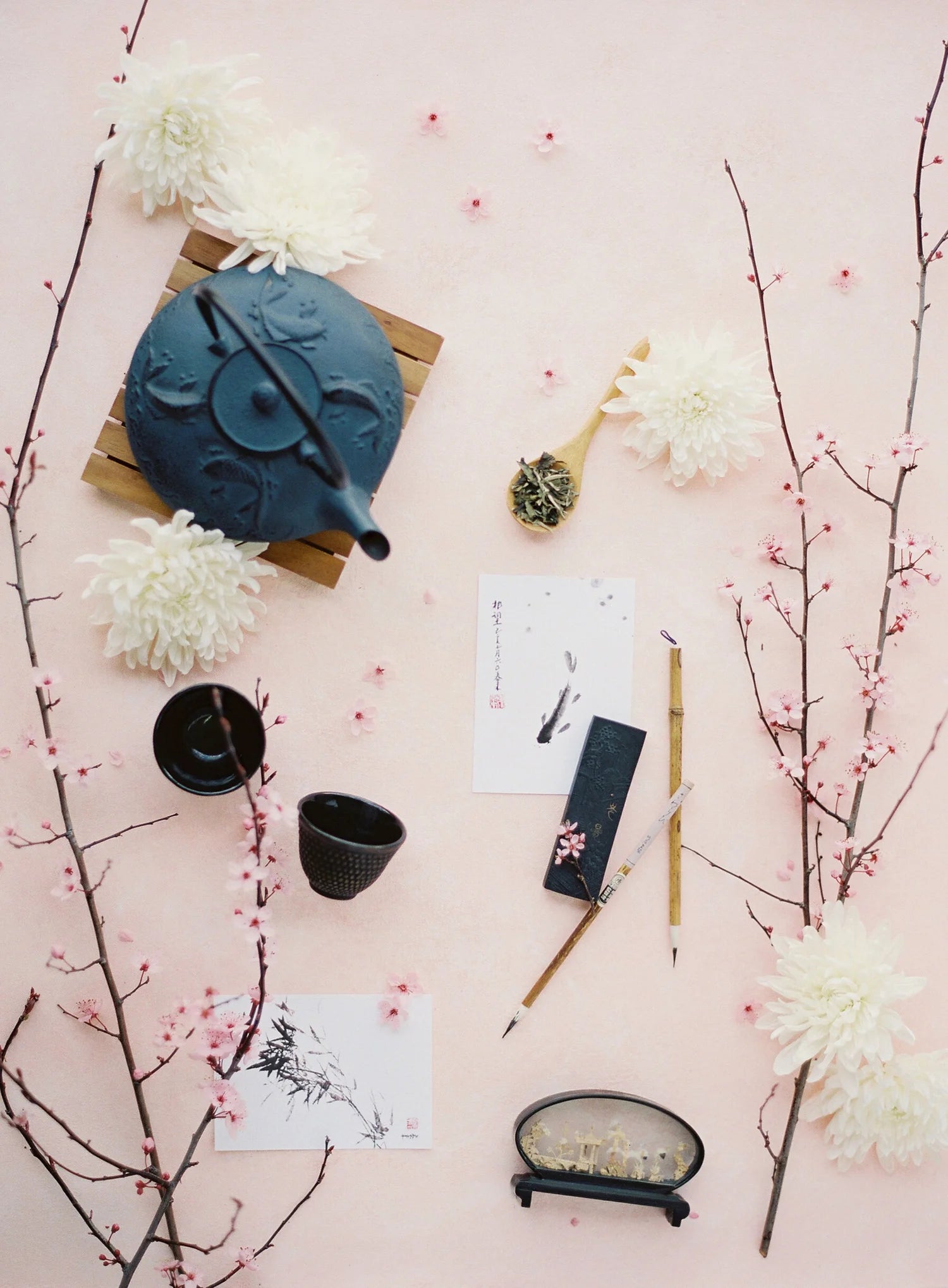 SAKURA | Hand Painted Flat Lay